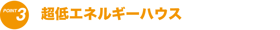 超低エネルギーハウス